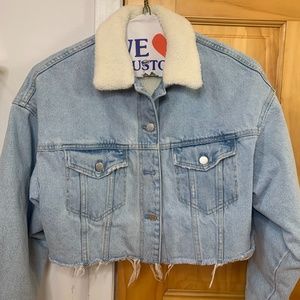 ZARA - DENIM "AVIATOR" JACKET